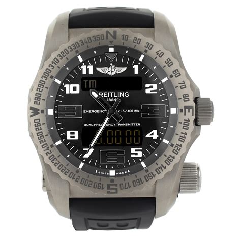 Breitling emergency beacon titanium